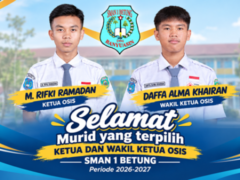 Selamat! M. Rifki Ramadan & Daffa Alma Khairan, Ketua dan Wa