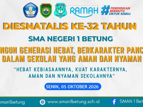 SMA Negeri 1 Betung Gelar Dies Natalis ke-32: Membangun Gene